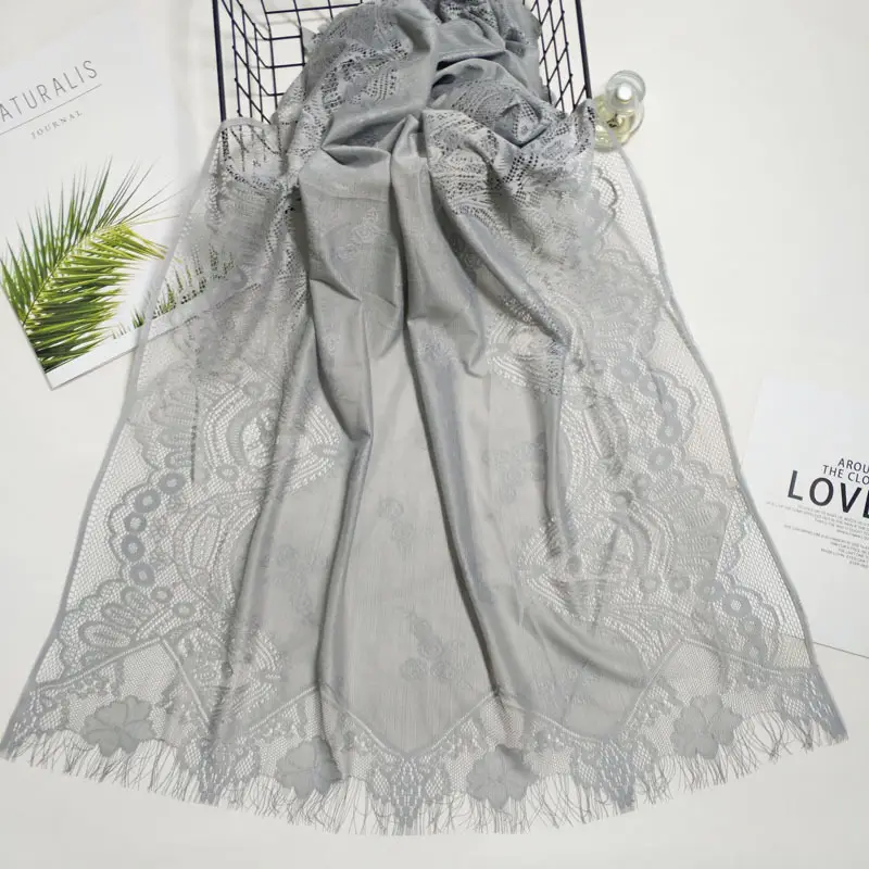 Golden Lace Scarf for Women Muslim Turban - Image 10