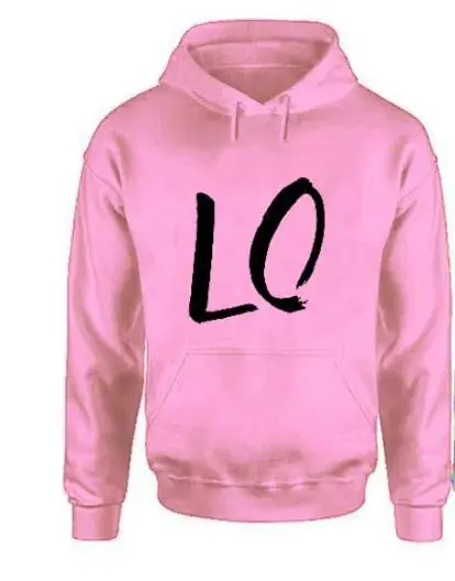 Black LOVE Graphic Hoodie for Women - Image 5