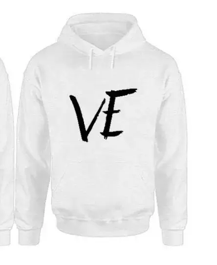 Black LOVE Graphic Hoodie for Women - Image 8