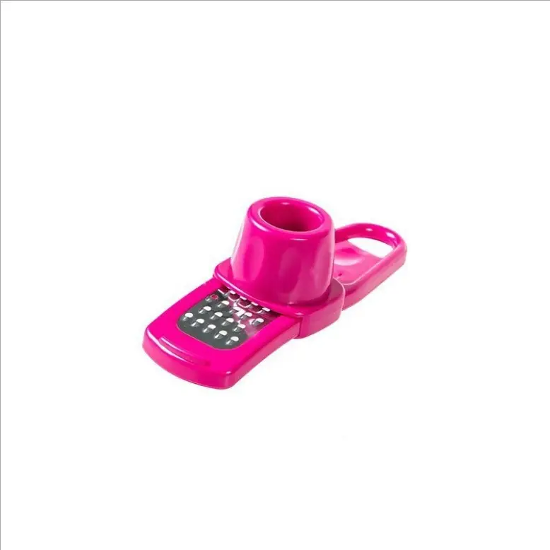 Pink Garlic Press Multi-Functional Kitchen Tool