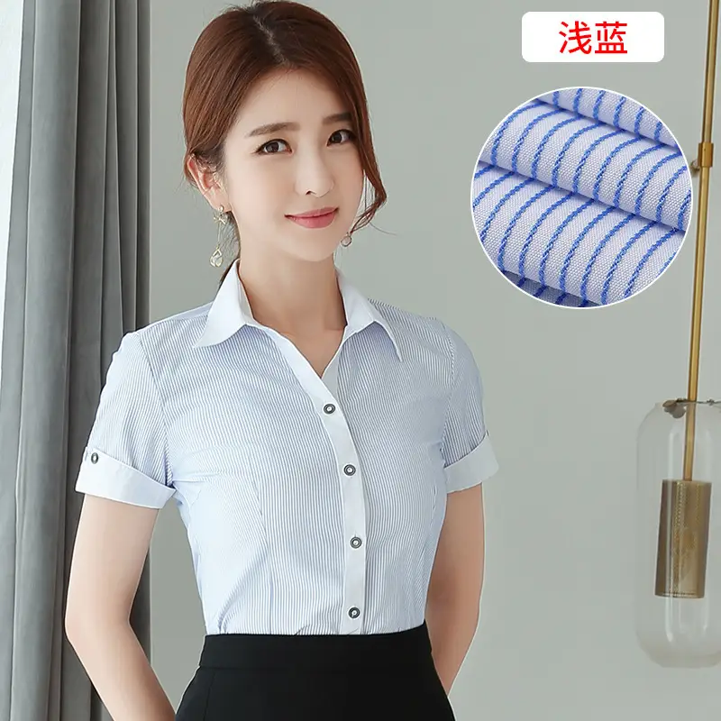 Purple Jacquard Slim Fit Long Sleeve Shirt for Women - Image 4