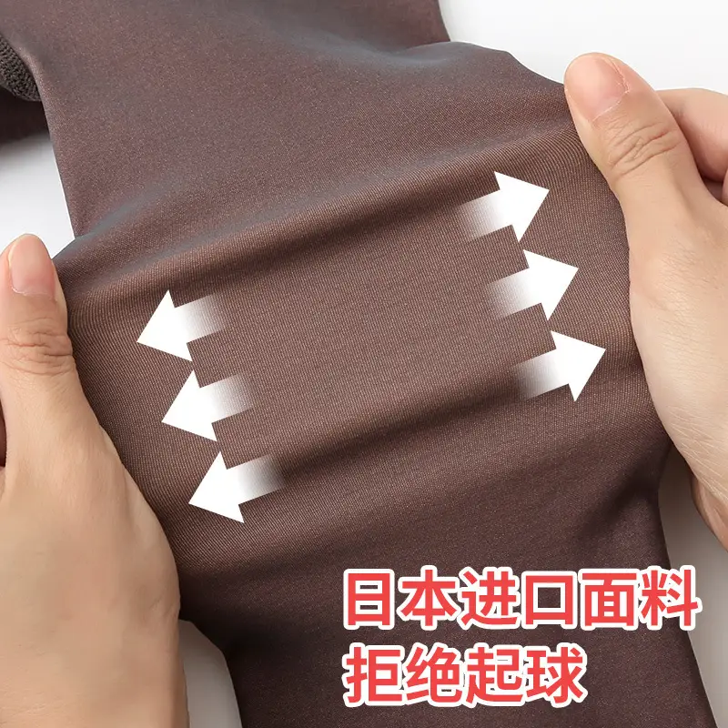 Spring Fake Transparent Leggings Women Seamless Gray High Waist - Image 8