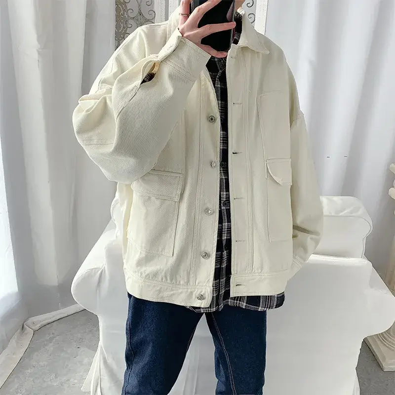 Men's Korean Style Black Casual Jacket All Match