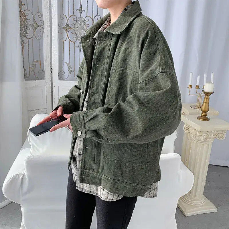 Men's Korean Style Black Casual Jacket All Match