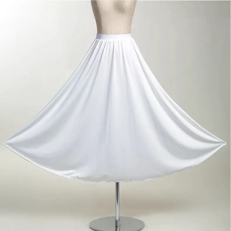 White Lace Hem Skirt with 3m Hem for Women - Image 10
