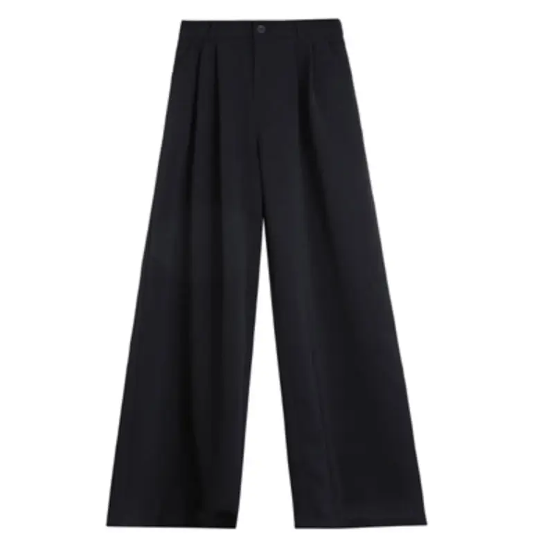 Women's 2024 Maroon Wide Leg High Waist Pants - Image 8