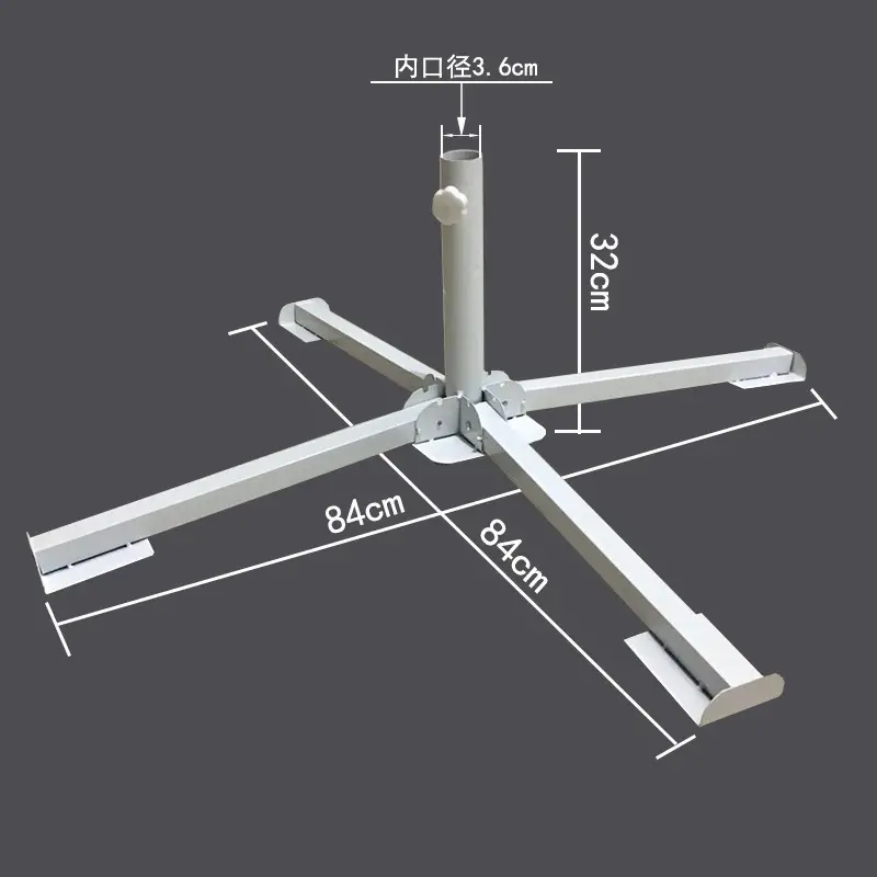 Four-legged folding umbrella stand for beach and office use - Image 11