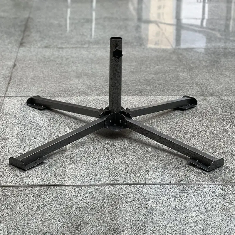 Four-legged folding umbrella stand for beach and office use - Image 2