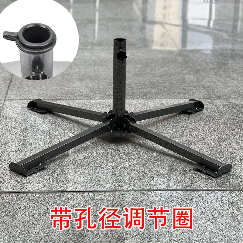 Four-legged folding umbrella stand for beach and office use - Image 4