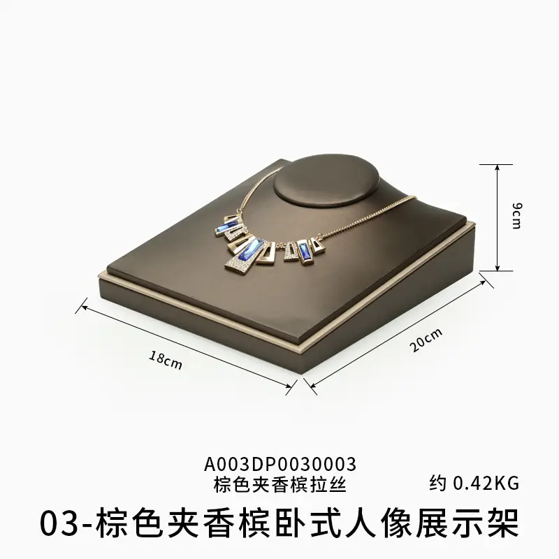 Gold Plated Necklace & Pendant Display Rack Set - Image 13