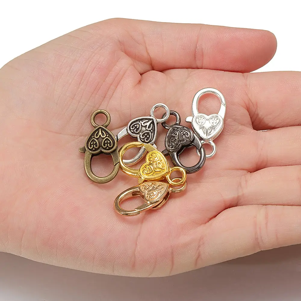 Heart Key Chain Jewelry with Big Lobster Buckle Set - Image 9