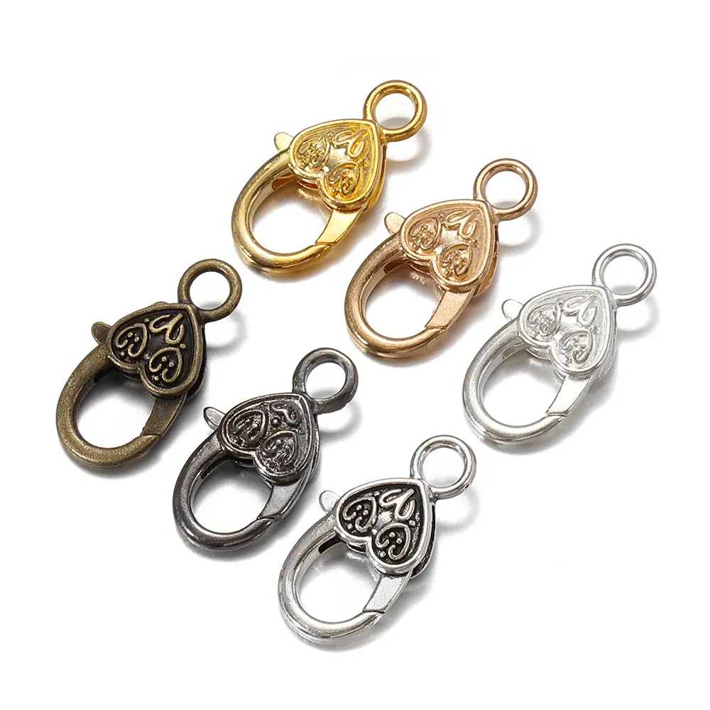 Heart Key Chain Jewelry with Big Lobster Buckle Set — feature 7