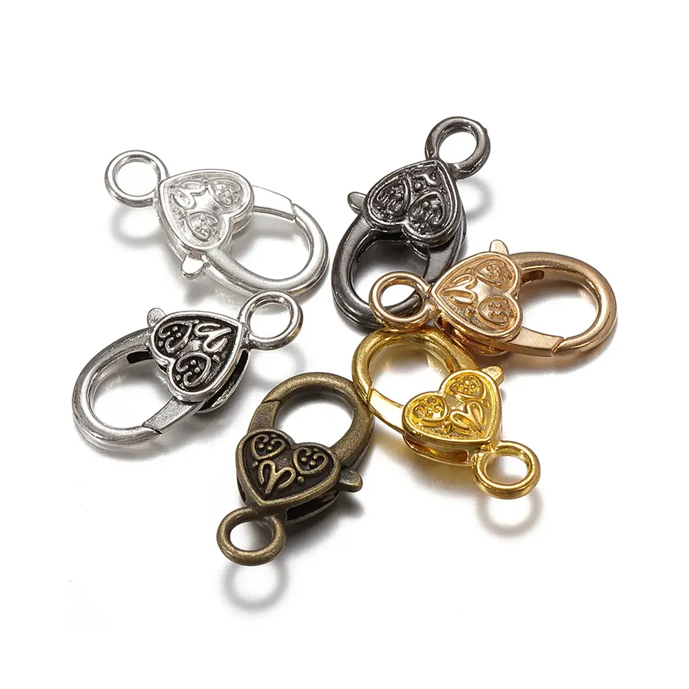Heart Key Chain Jewelry with Big Lobster Buckle Set — feature 9