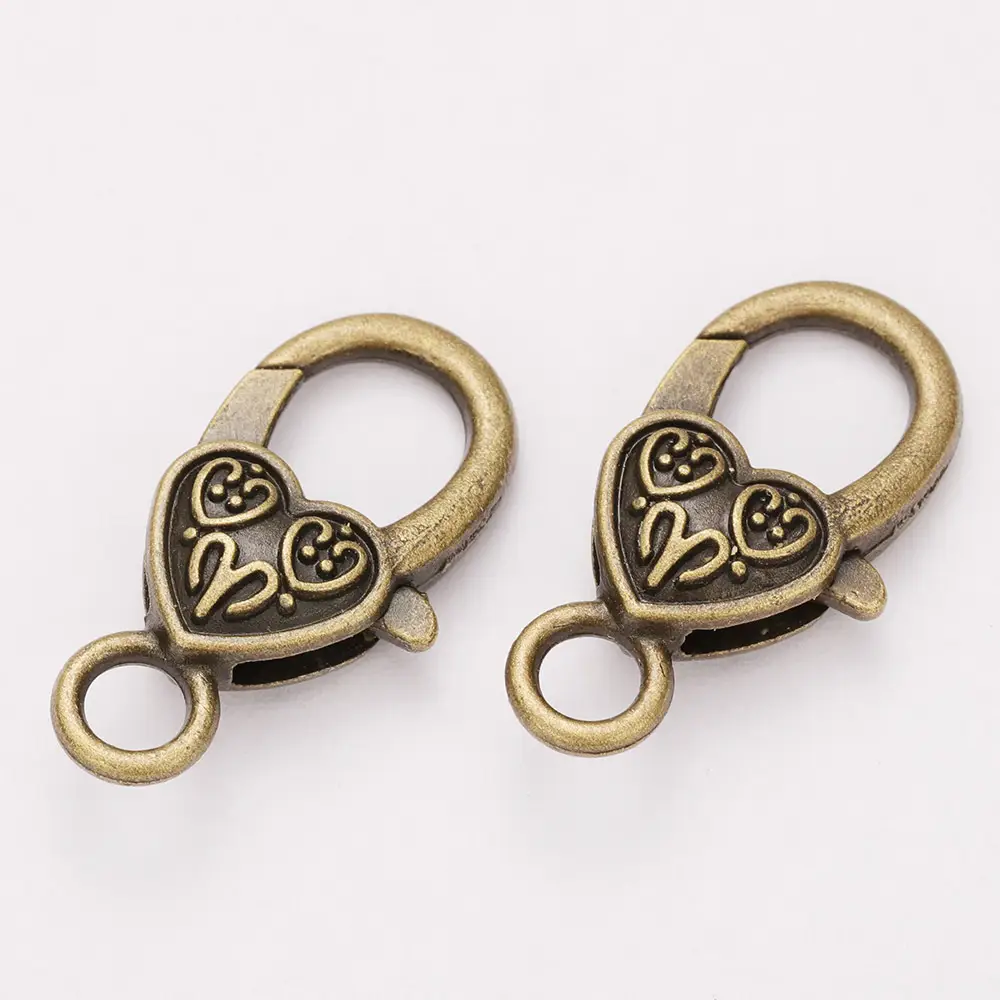 Heart Key Chain Jewelry with Big Lobster Buckle Set - Image 4