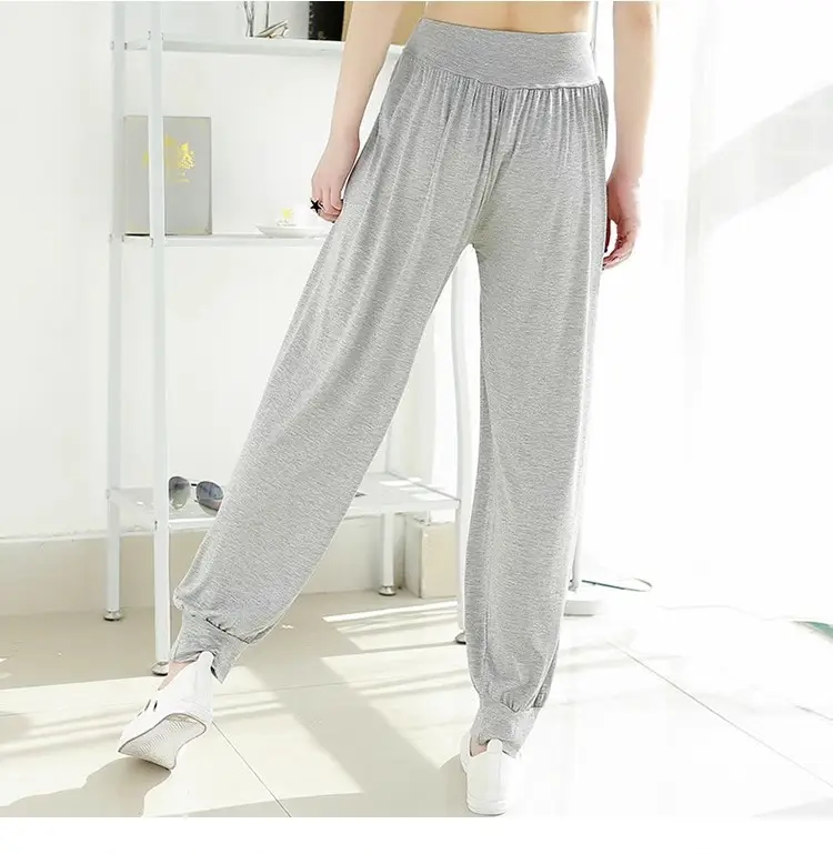 Middle-aged Women Harem Pants Navy Modal Spring Summer — feature 29