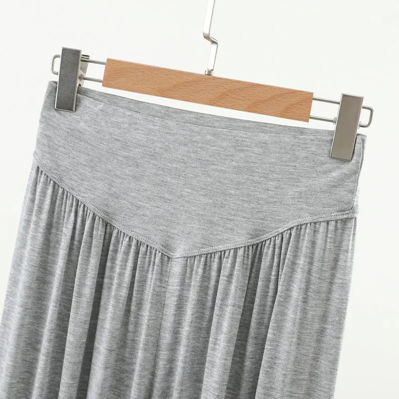 Middle-aged Women Harem Pants Navy Modal Spring Summer — feature 47