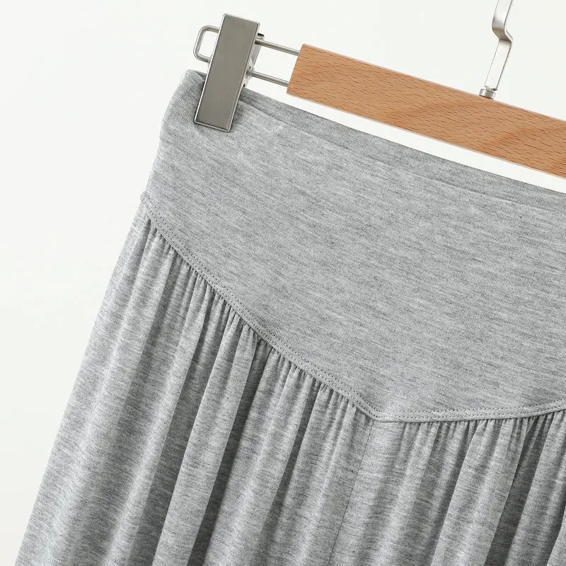 Middle-aged Women Harem Pants Navy Modal Spring Summer — feature 48
