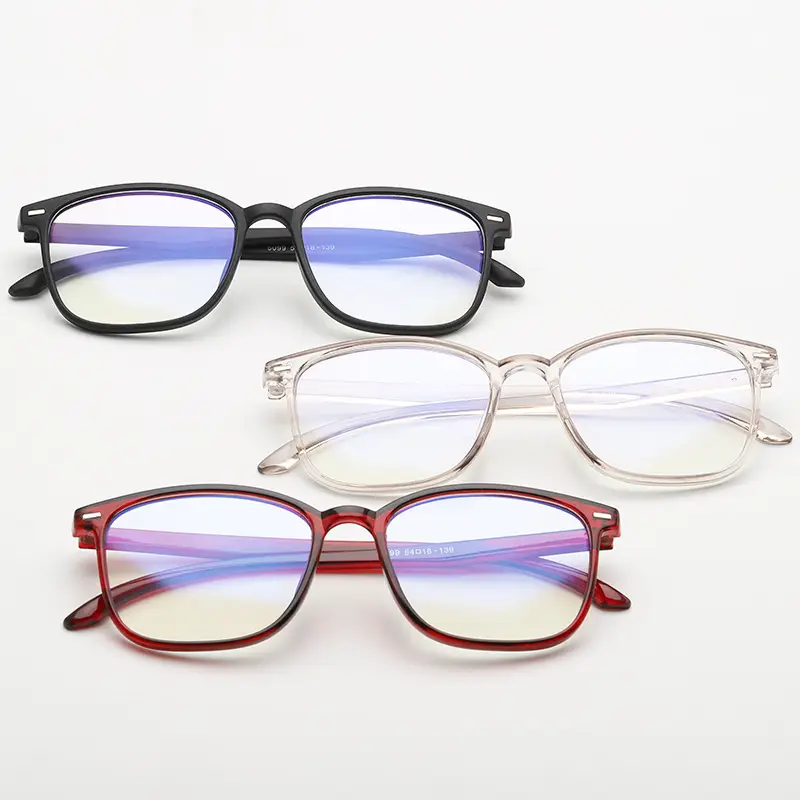 Anti-blue Cyber Glasses Women Men Flat Box Eye Protection
