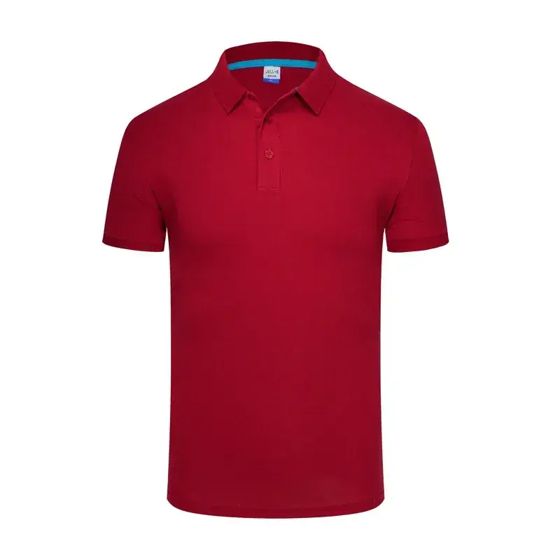 Men Grey Polo T-Shirt Short Sleeve Breathable - Image 10