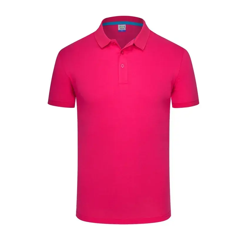 Men Grey Polo T-Shirt Short Sleeve Breathable - Image 12