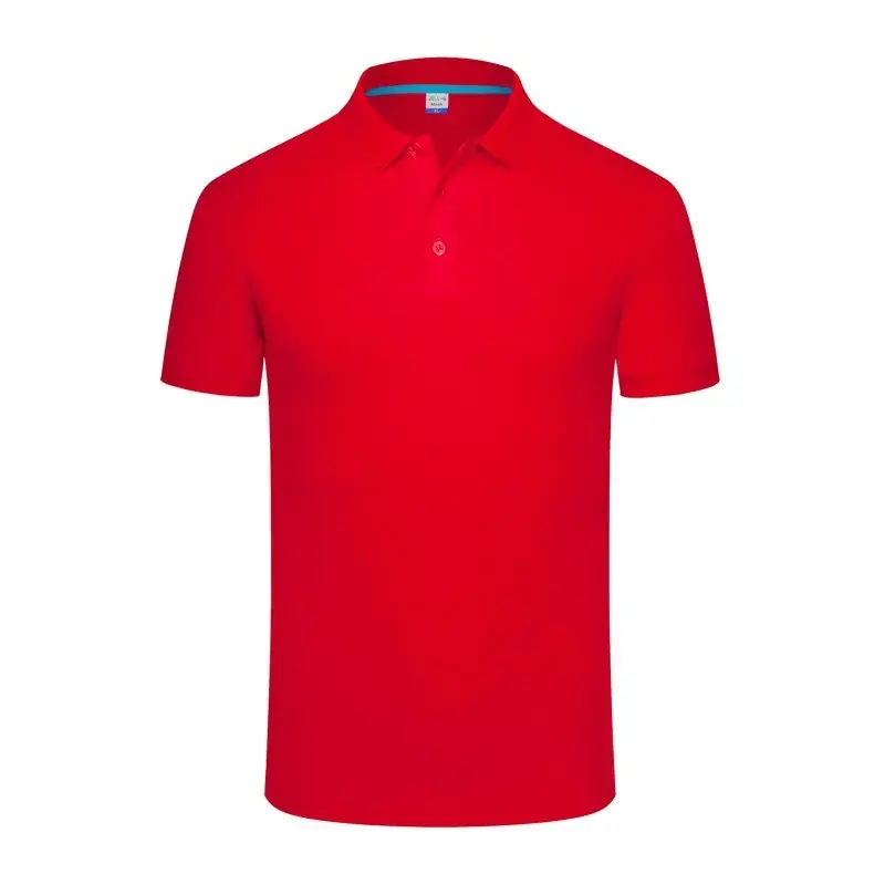 Men Grey Polo T-Shirt Short Sleeve Breathable - Image 6