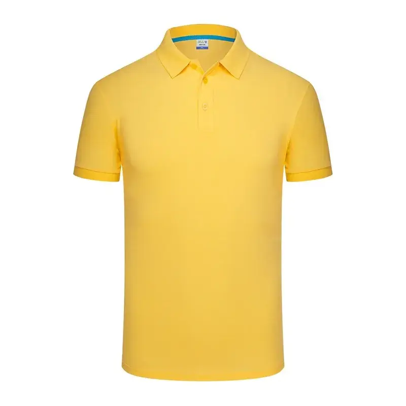 Men Grey Polo T-Shirt Short Sleeve Breathable - Image 8