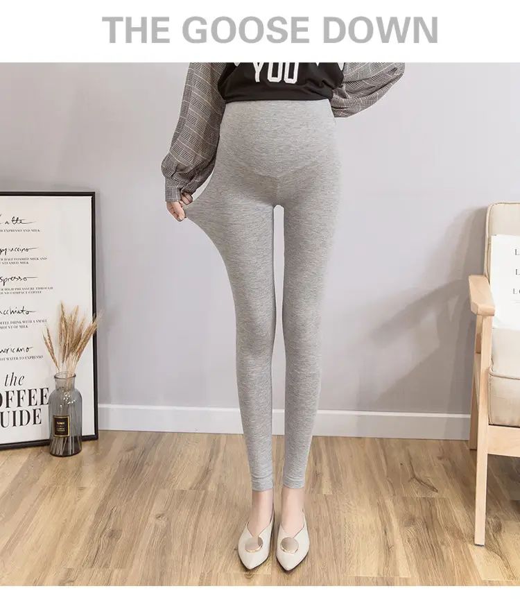 Maternity Leggings Solid Color Slimming Belly Support — feature 18