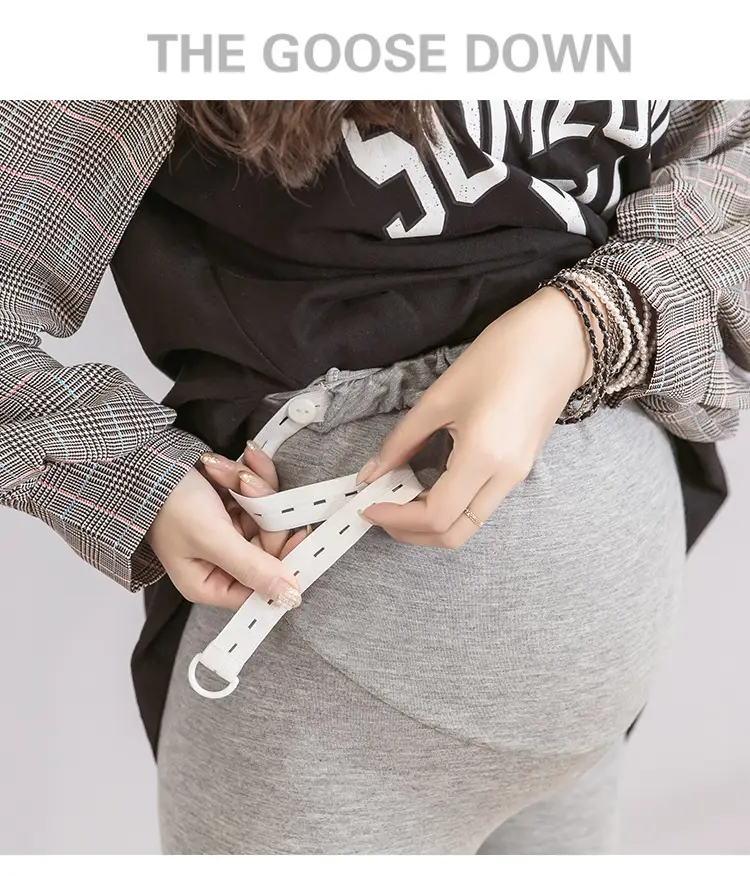 Maternity Leggings Solid Color Slimming Belly Support — feature 21