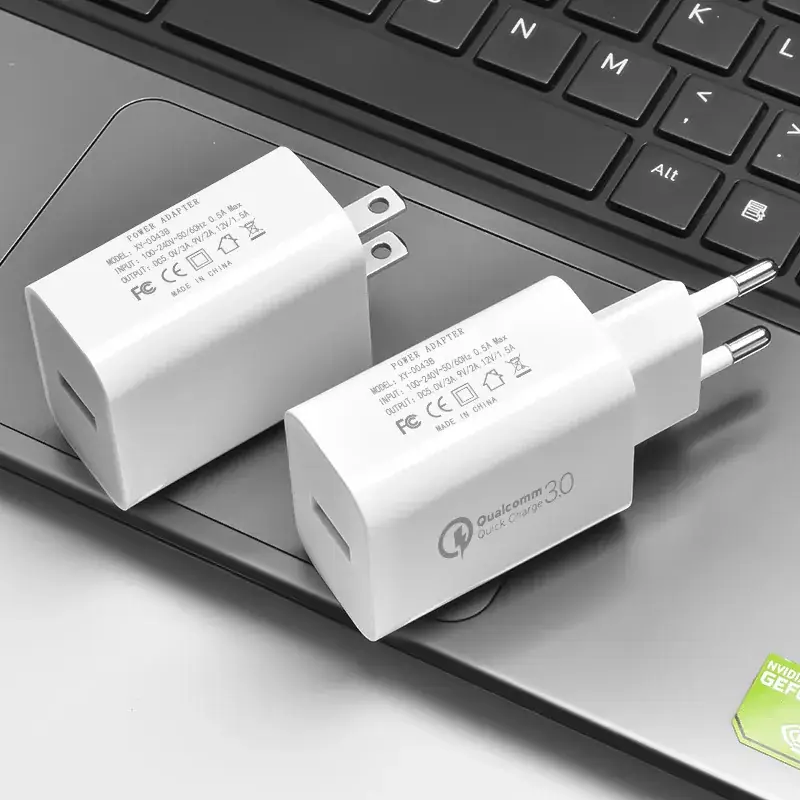 5V3A QC3.0 Fast Charging Phone Charger European American Standard - Image 3