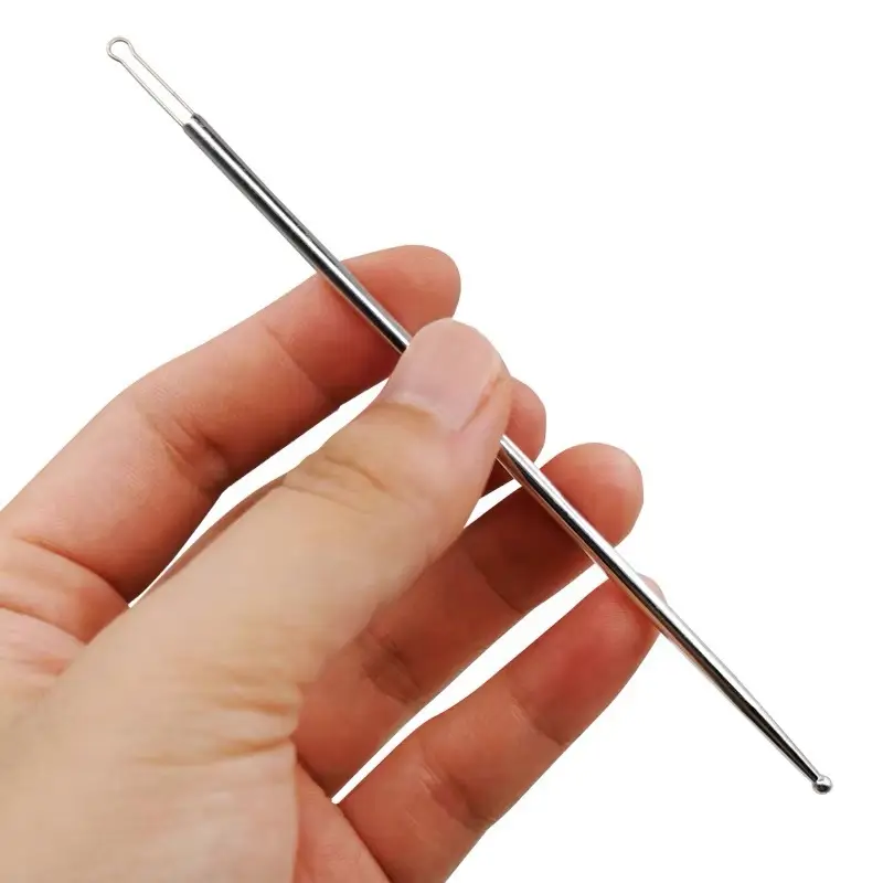 Silver Eye Washing Needle Double Headed 925 Beads
