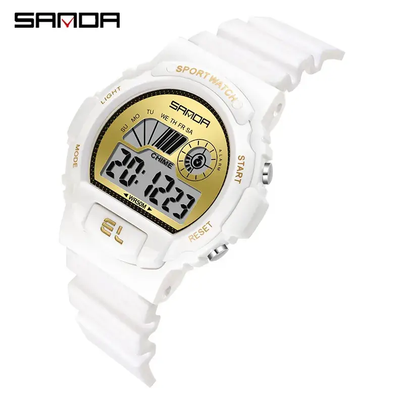 Sanda Sports Electronic Watch for Boys Teens Waterproof Multifunctional - Image 2