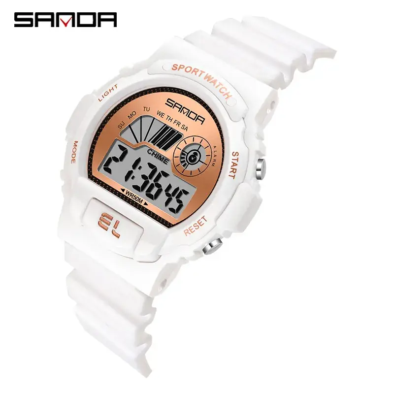 Sanda Sports Electronic Watch for Boys Teens Waterproof Multifunctional - Image 3