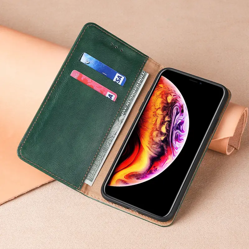 Magnetic Leather Mobile Case for S20 Pro