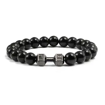 Multi-Layered Rose Quartz Beaded Bracelet with Frosted Stones — feature 12