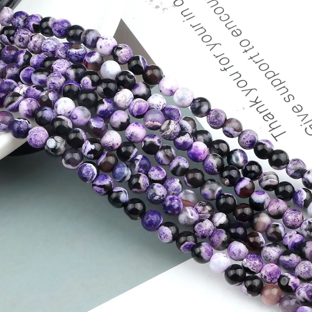 Multi-Layered Rose Quartz Beaded Bracelet with Frosted Stones — feature 28
