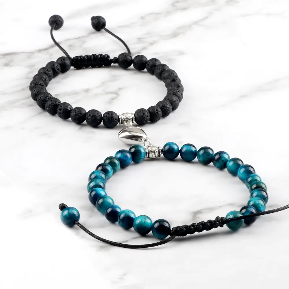 Multi-Layered Rose Quartz Beaded Bracelet with Frosted Stones — feature 31
