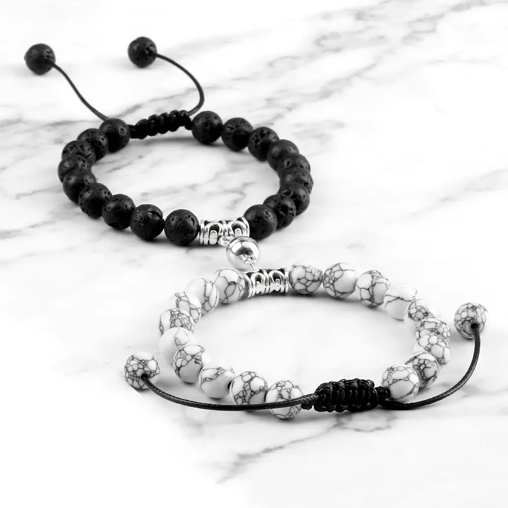 Multi-Layered Rose Quartz Beaded Bracelet with Frosted Stones — feature 33