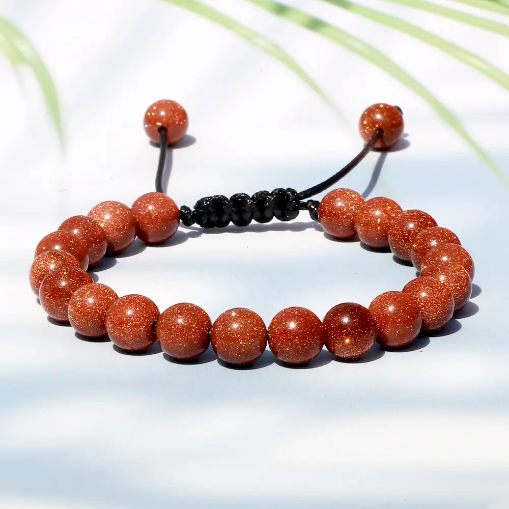 Multi-Layered Rose Quartz Beaded Bracelet with Frosted Stones — feature 39
