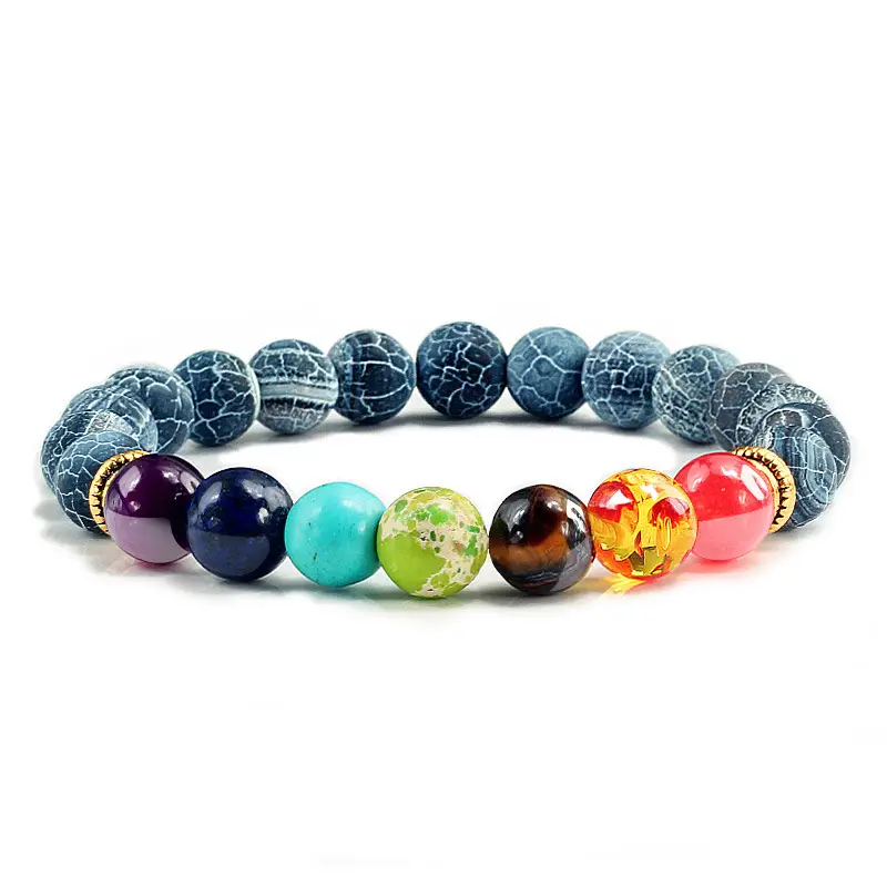 Multi-Layered Rose Quartz Beaded Bracelet with Frosted Stones