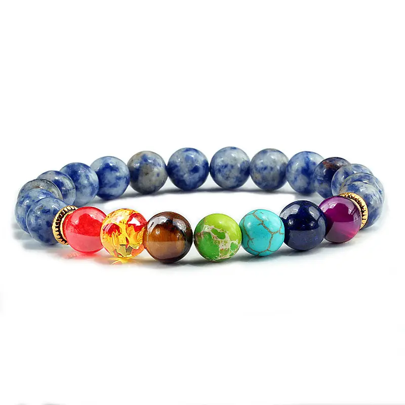 Multi-Layered Rose Quartz Beaded Bracelet with Frosted Stones