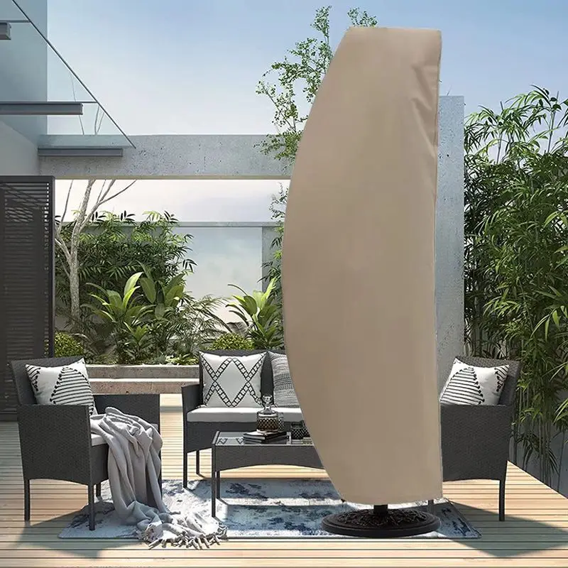 Waterproof Garden Umbrella Cover Black Dust Proof - Image 2