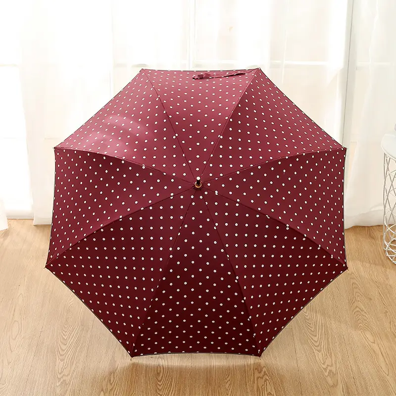 Da Guangming Wave Point Umbrella Black Rubber 585*8K Hook - Image 3