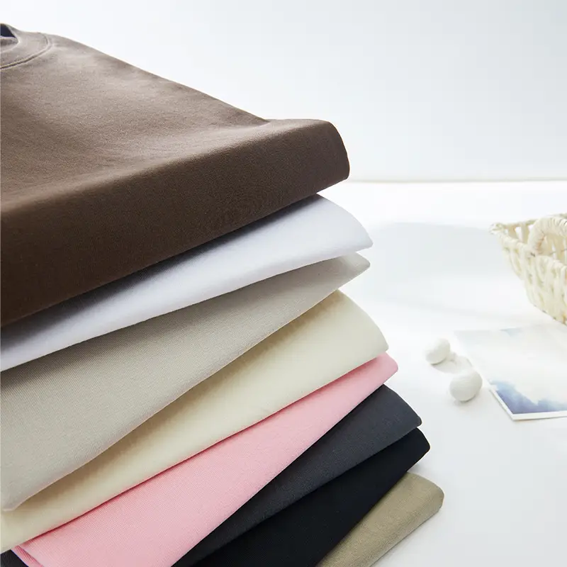 230g Cotton Men's White T-Shirt Round Neck Short Sleeve - Image 27