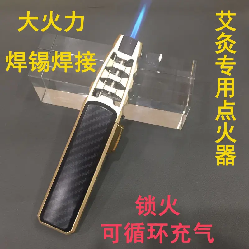 Zhongbang 588 Fire Torch Lighter with Wooden Grip - Image 6