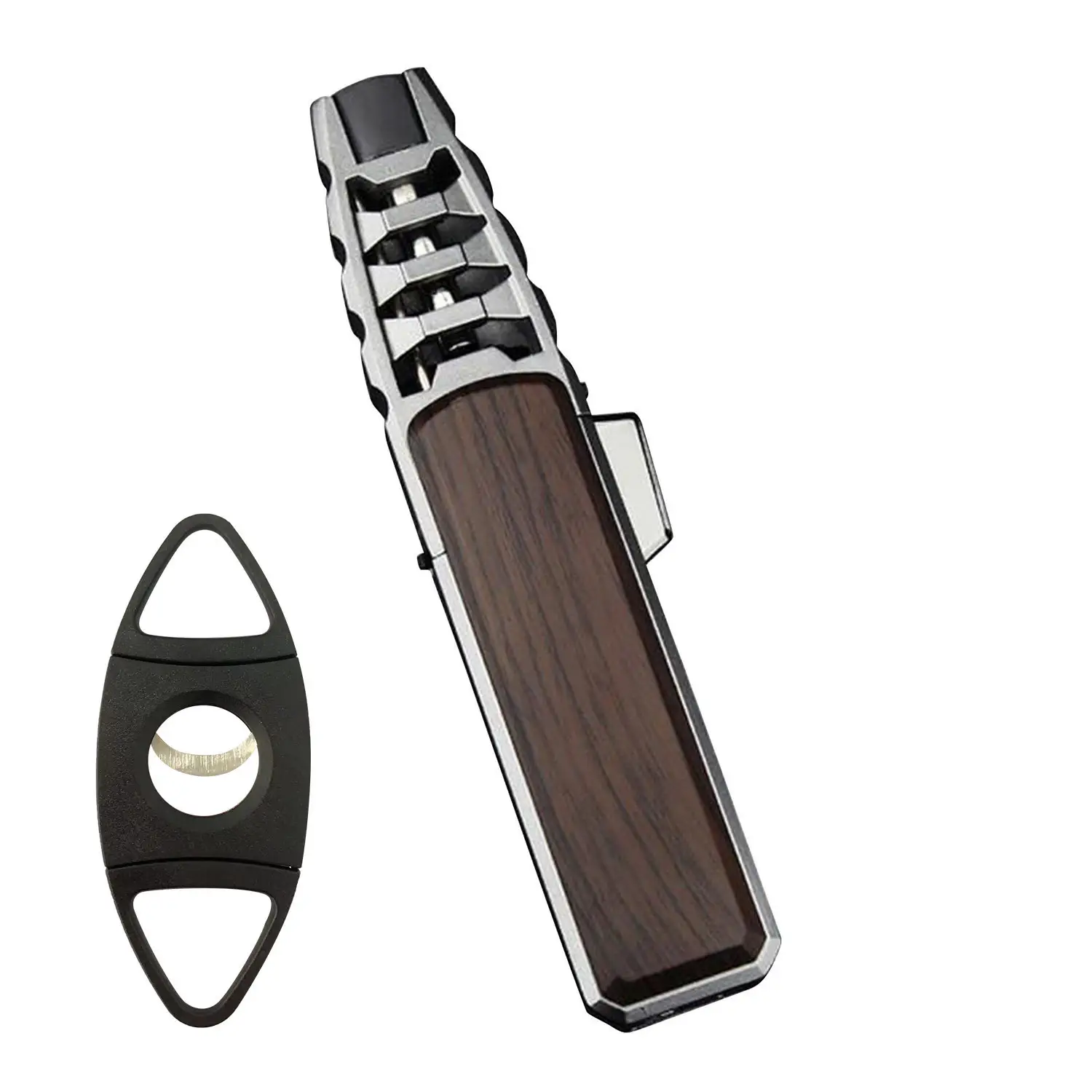 Zhongbang 588 Fire Torch Lighter with Wooden Grip - Image 3