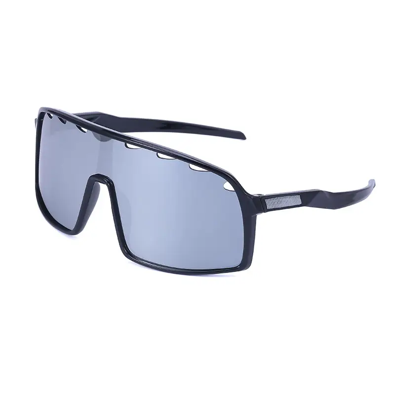 Men's One-Piece Sunglasses Red Gradient UV400 - Image 10