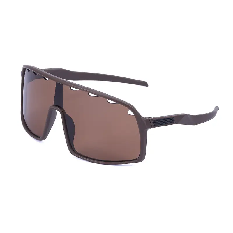 Men's One-Piece Sunglasses Red Gradient UV400 - Image 11