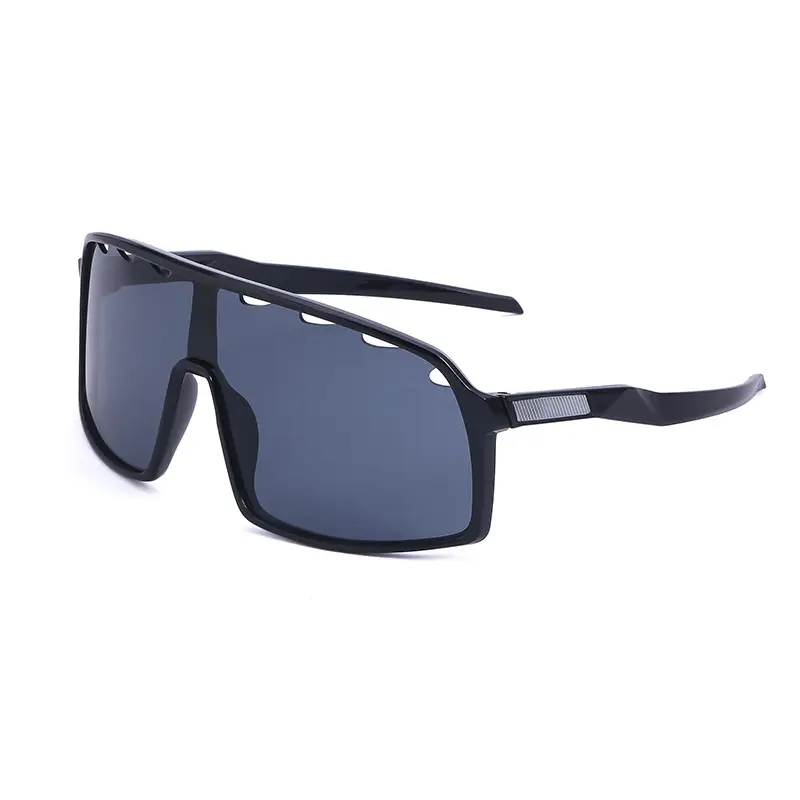 Men's One-Piece Sunglasses Red Gradient UV400 - Image 12