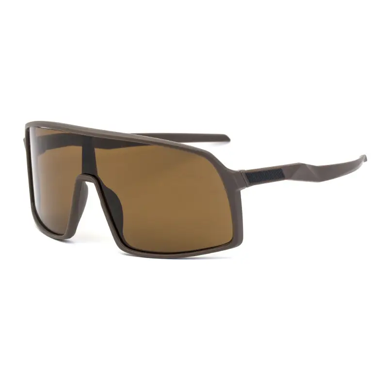 Men's One-Piece Sunglasses Red Gradient UV400 - Image 2