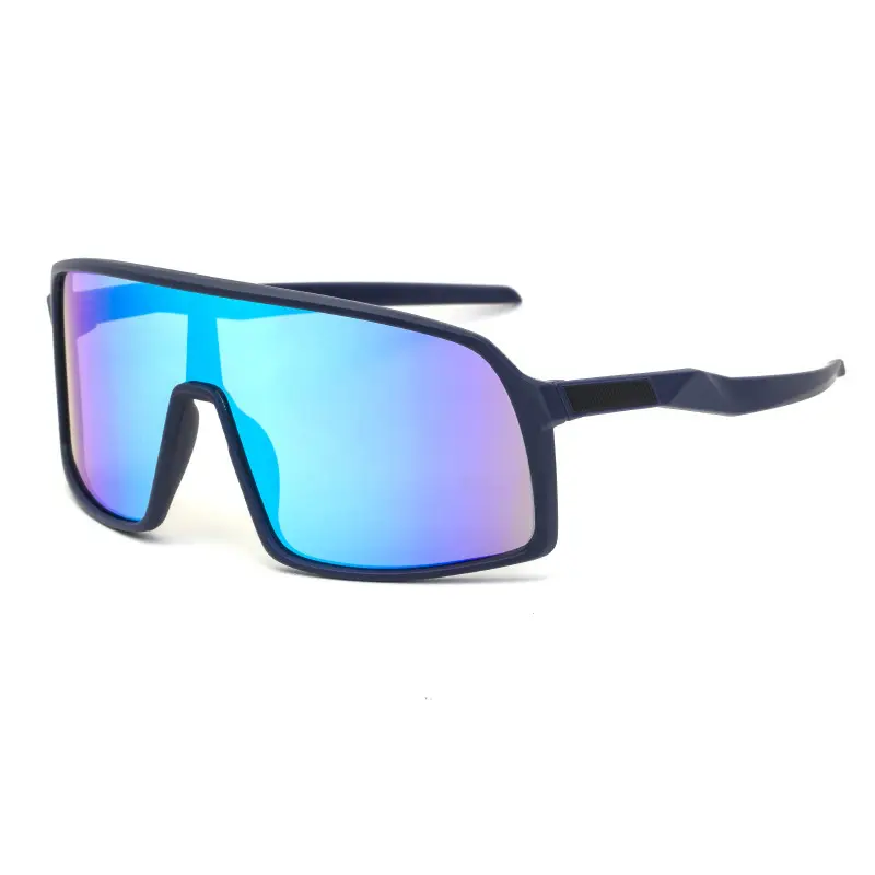 Men's One-Piece Sunglasses Red Gradient UV400 - Image 4